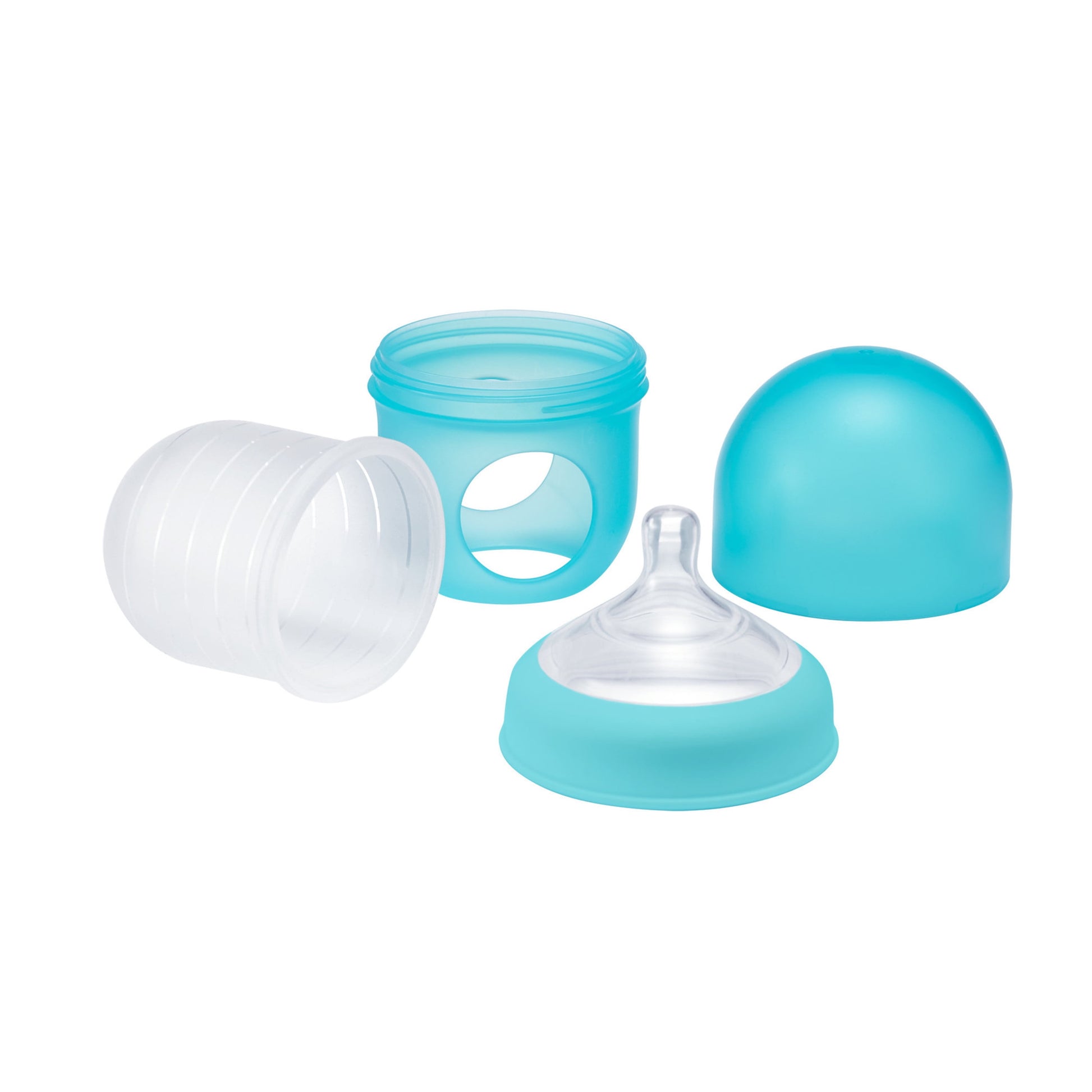 Silicone Baby Bottles, 4 Oz, 3-Pack