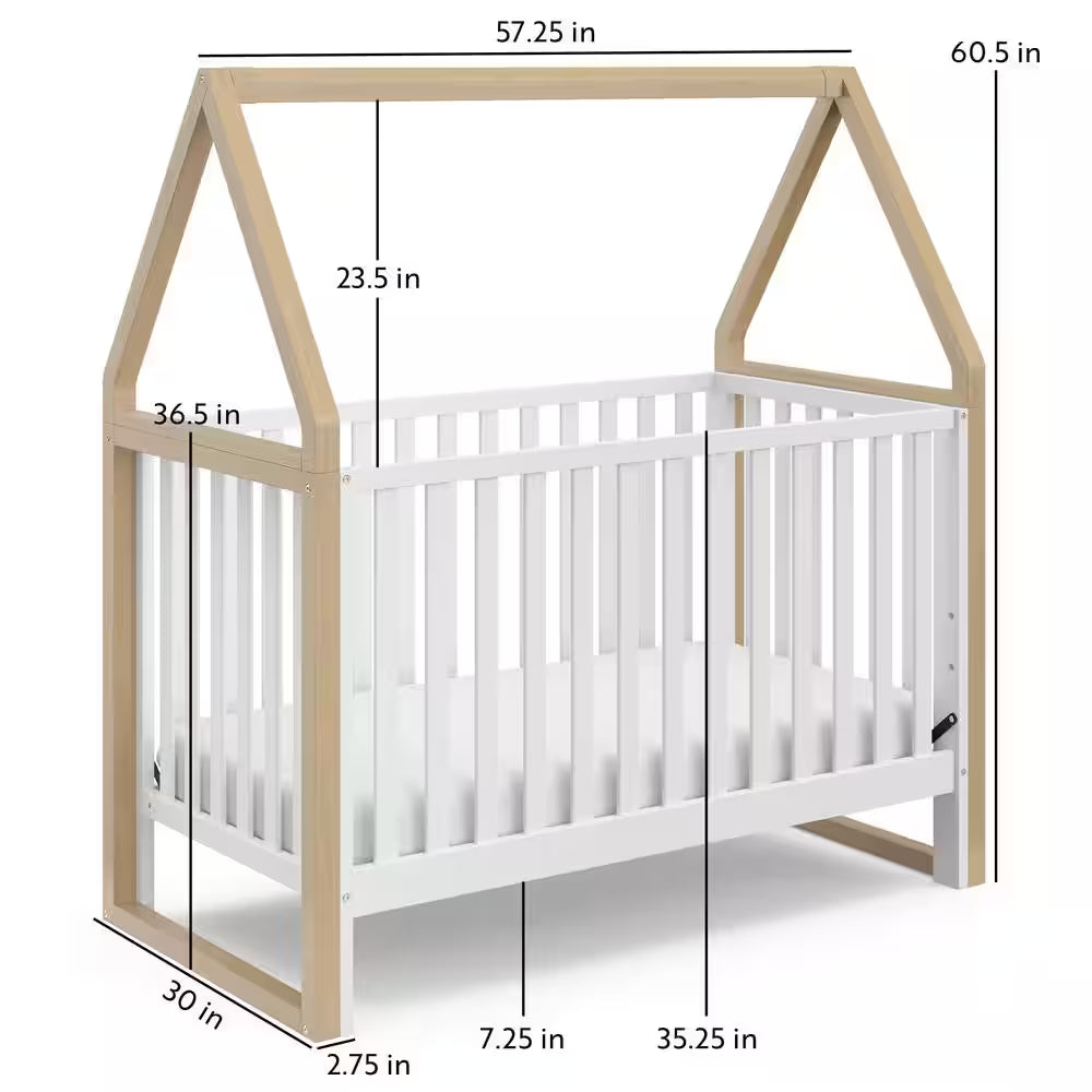 Orchard 5-In-1 Convertible Canopy Crib