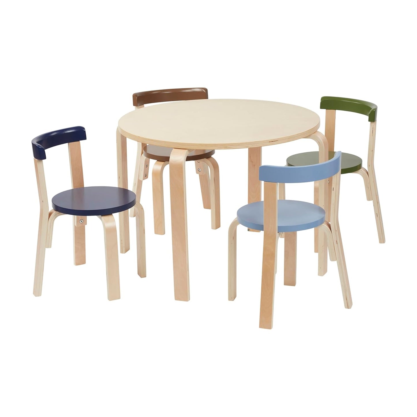 Kids Table and Chair Set, 5-Piece