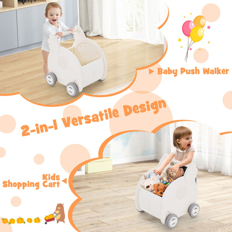 Baby Walker Push Toy with Handle for Boys Girls of 3+ Years Old