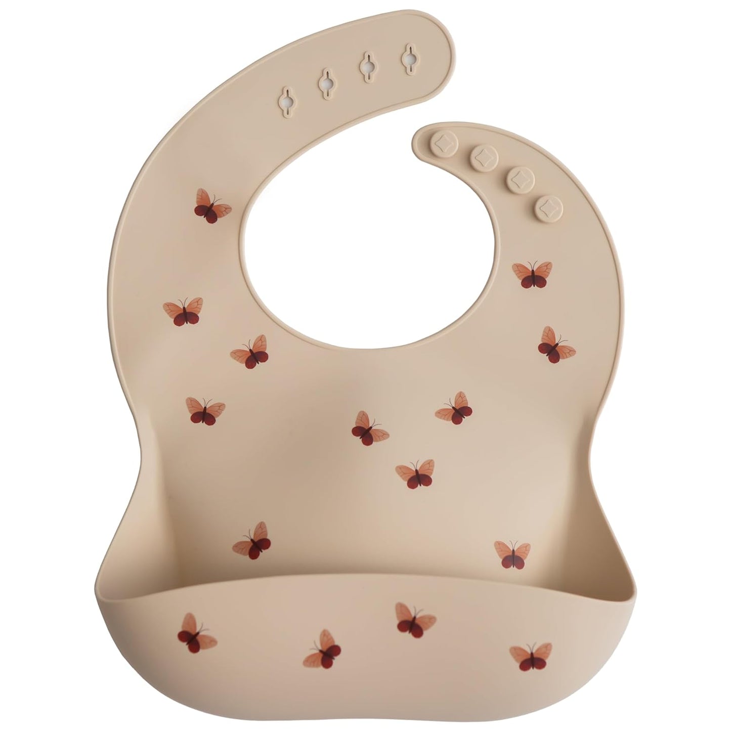 Silicone Baby Bib | Adjustable Fit Waterproof Bibs