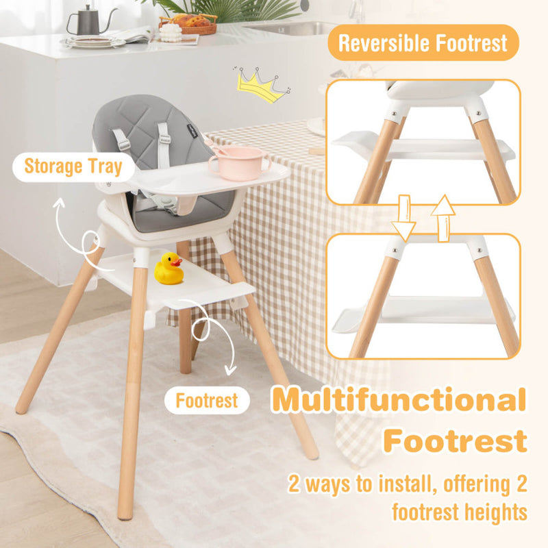 6-in-1 Convertible Highchair