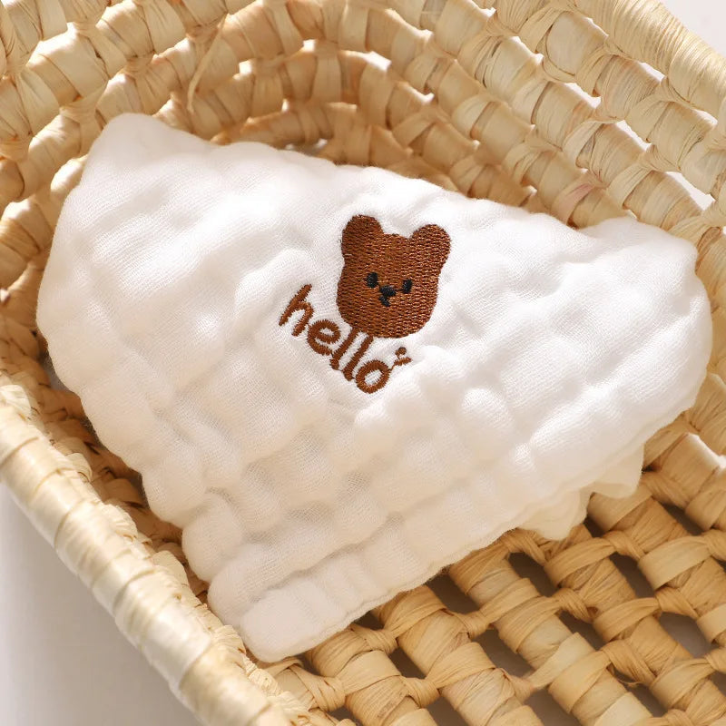 Embroiderd Cotton Burp Towels