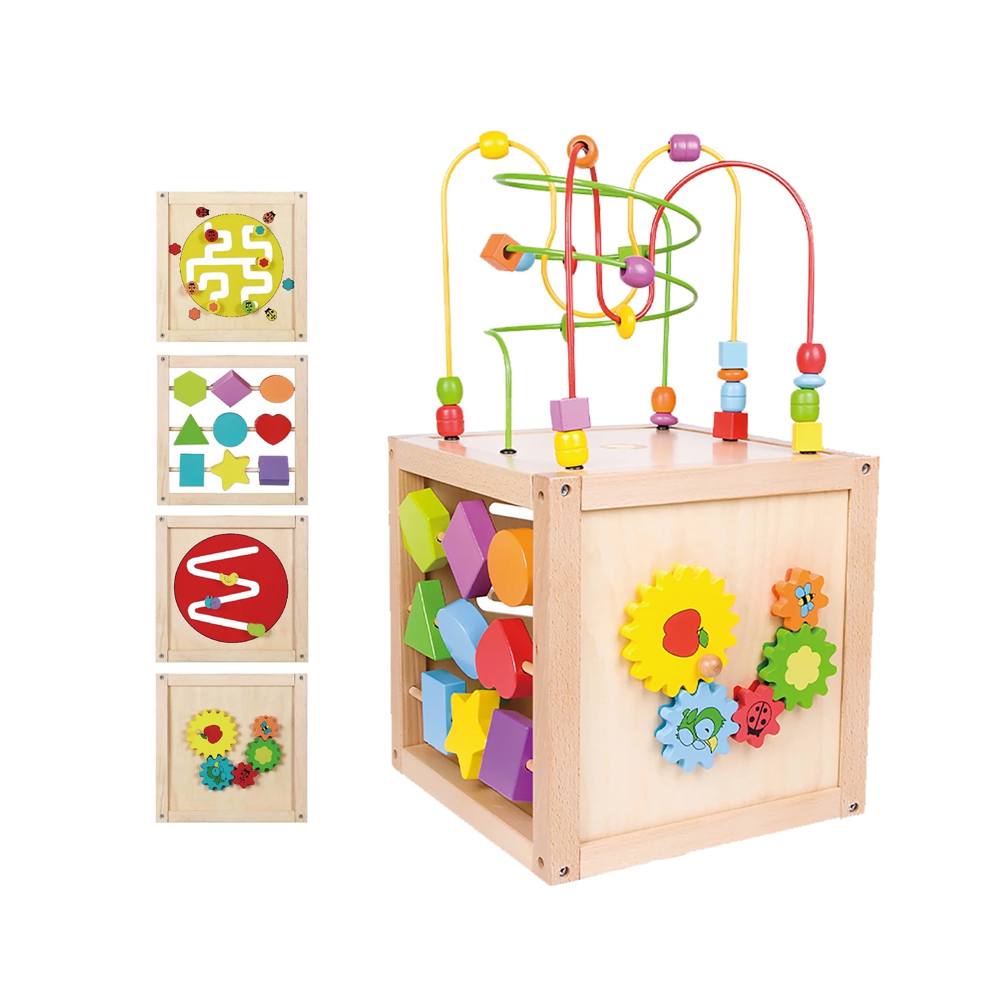 Toys Multi-Activity Cube with Wheels - Recommended for Ages 2 Years and Up