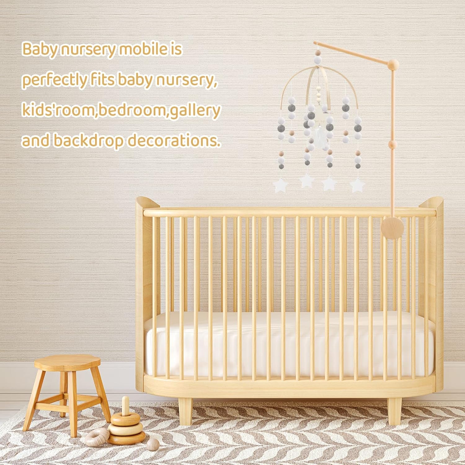 Handmade Boho Crib Mobile