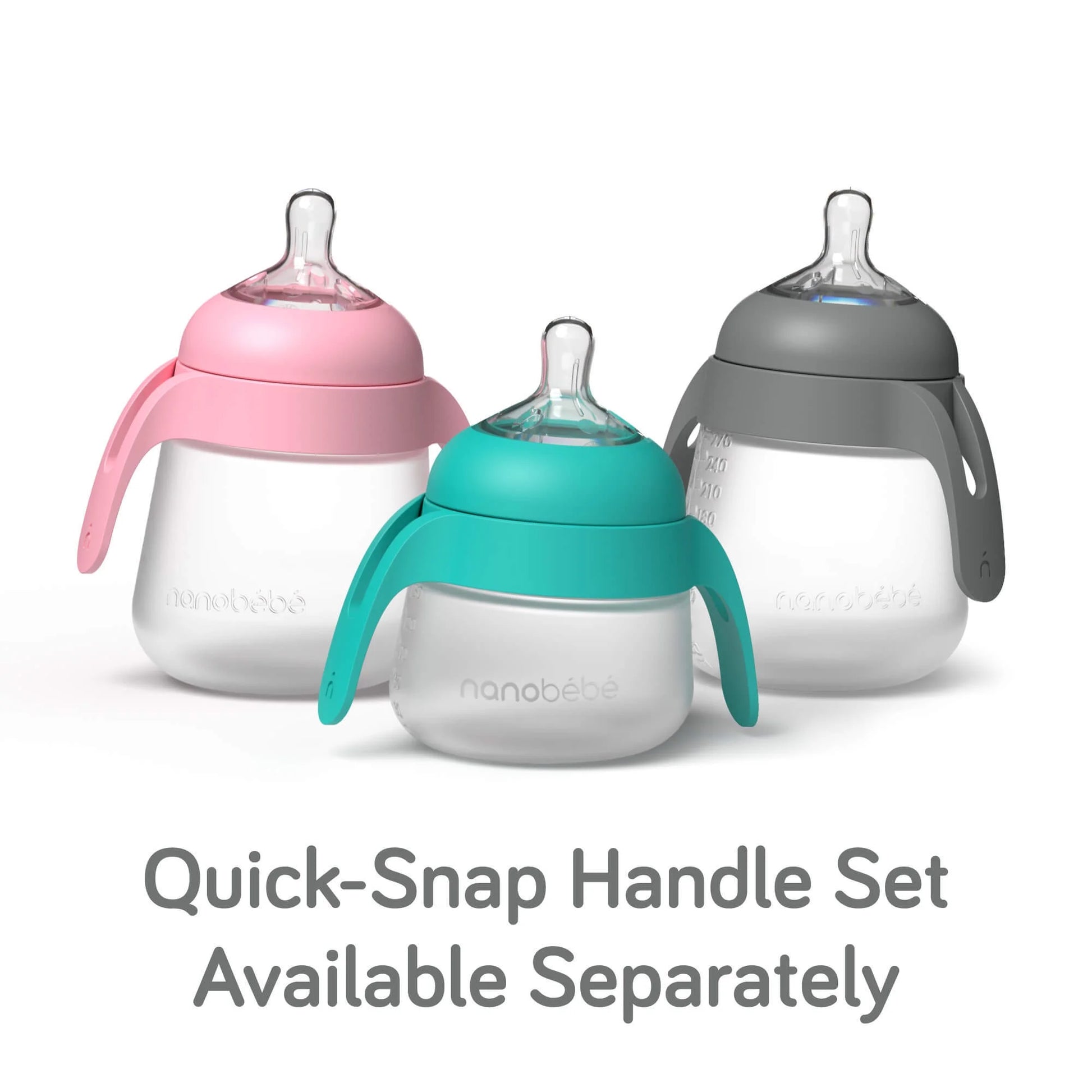 Nanobebe Flexy Silicone Baby Bottle (2 Pack)