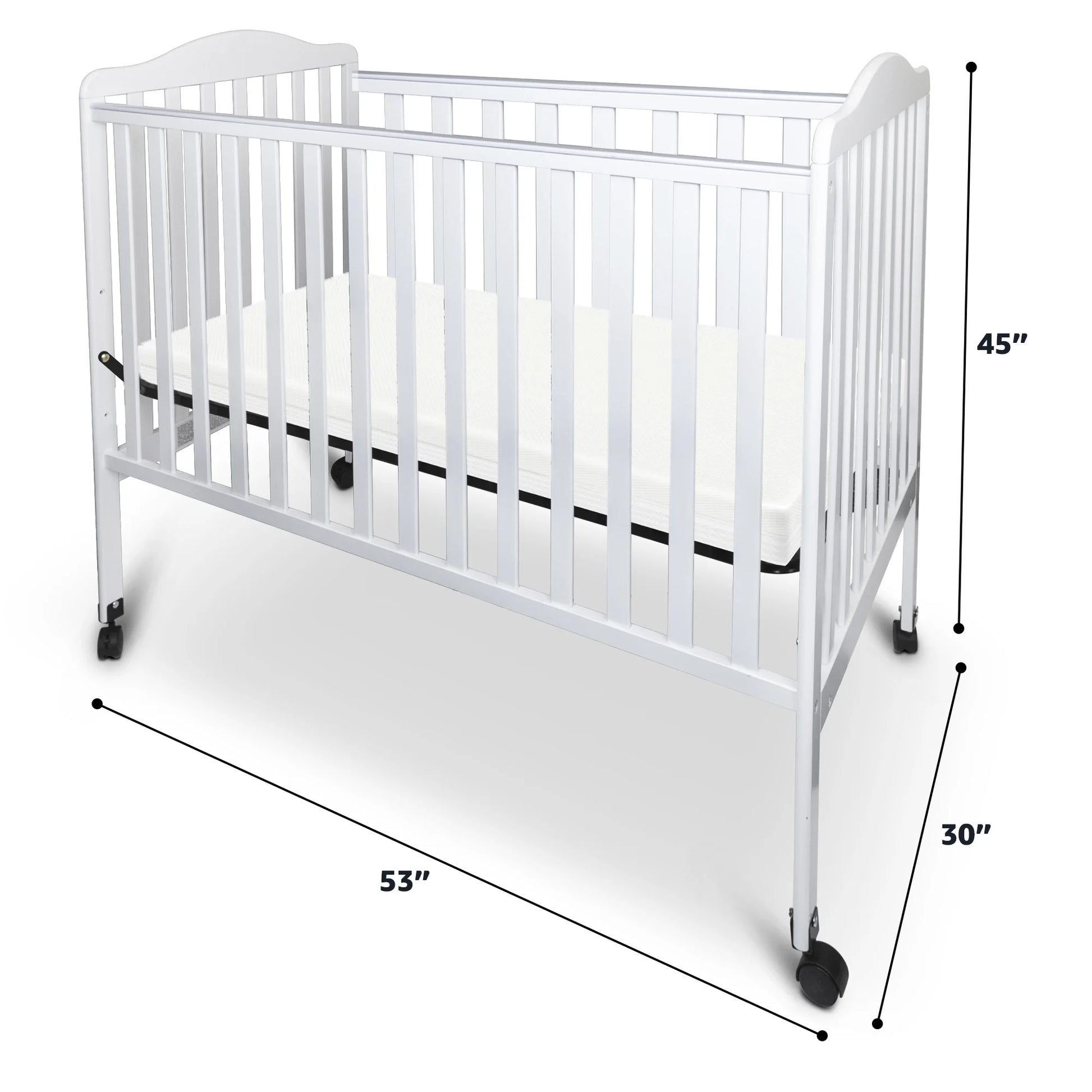 Geneva 2-In-1 Wooden Convertible Crib