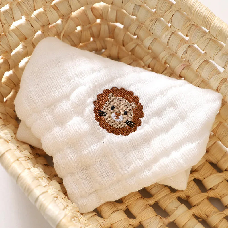 Embroiderd Cotton Burp Towels