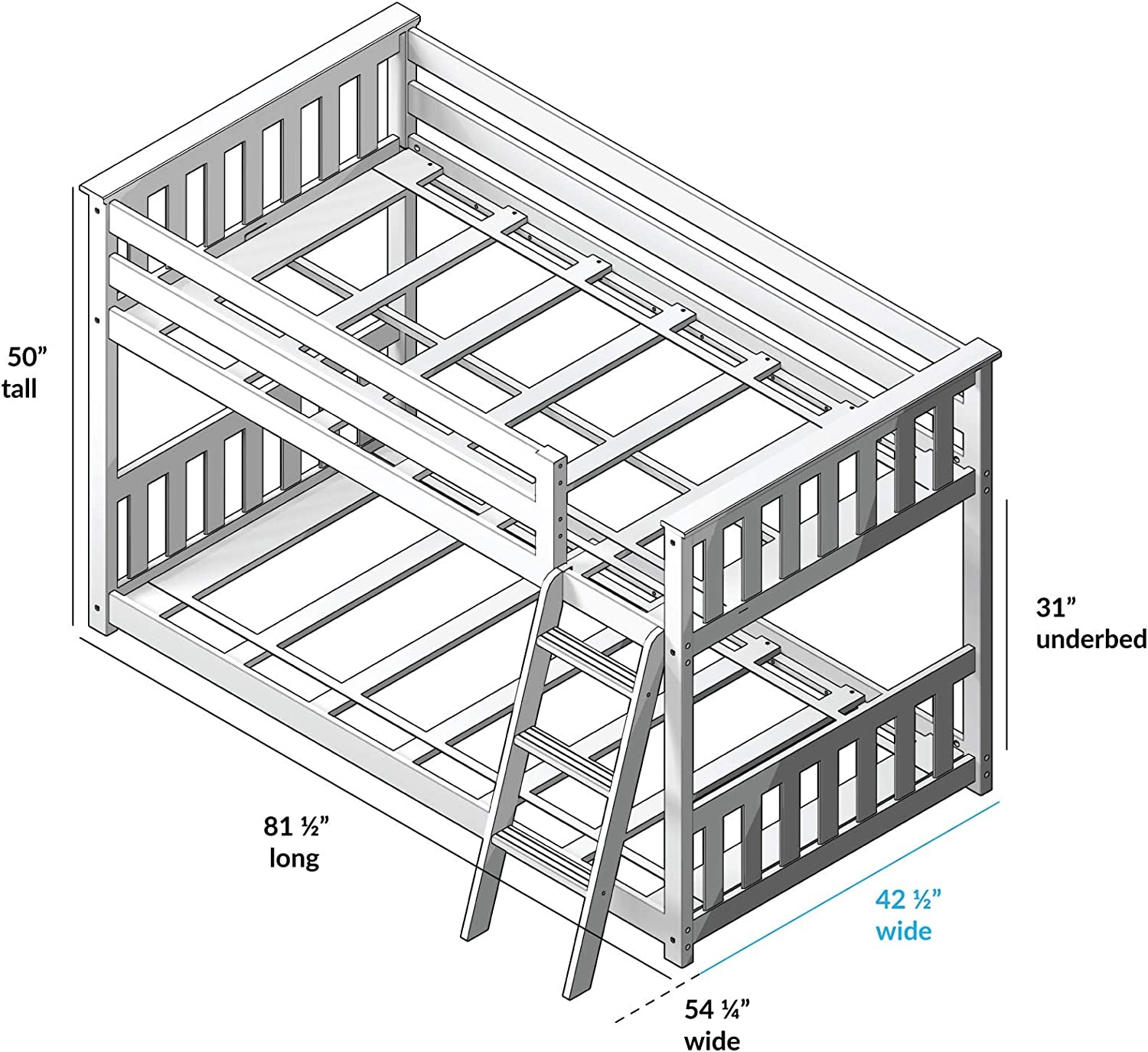 Bunk Bed with Ladder