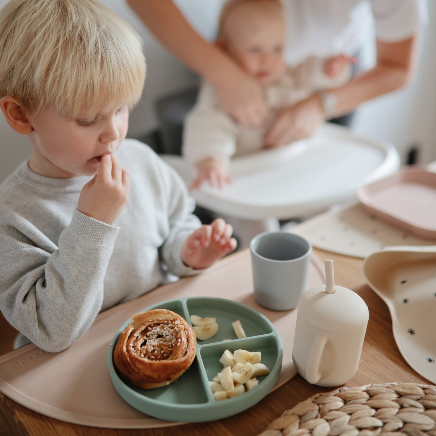 Natural Silicone Sippy Cup for Babies 6+ Months