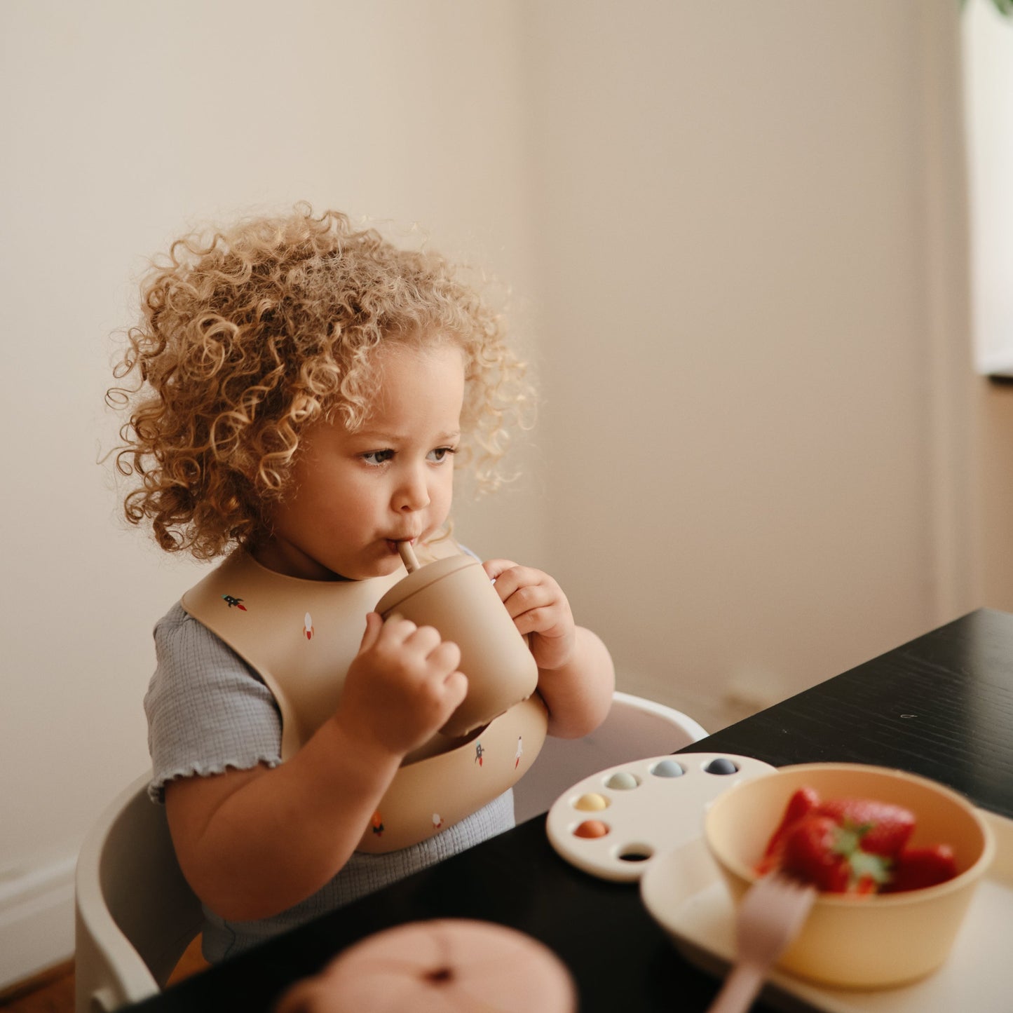 Natural Silicone Sippy Cup for Babies 6+ Months