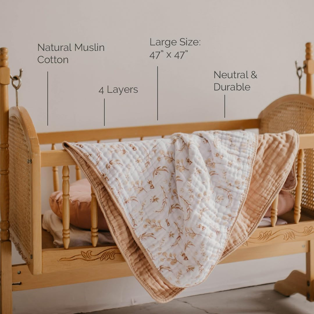 100% Cotton Muslin Blanket