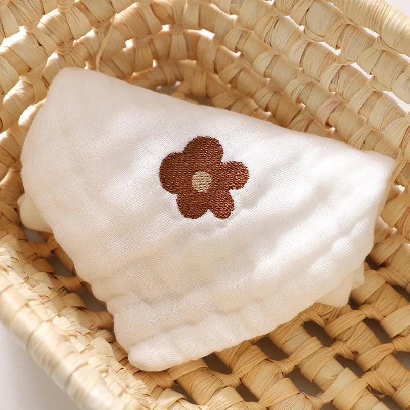 Embroiderd Cotton Burp Towels