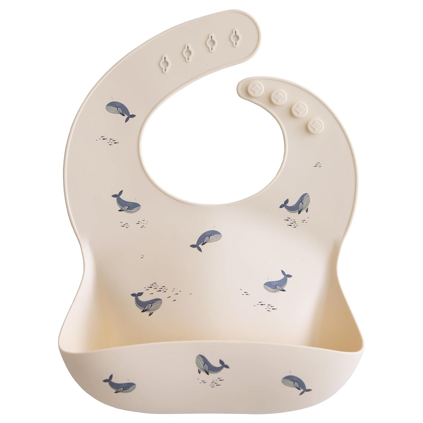 Silicone Baby Bib | Adjustable Fit Waterproof Bibs