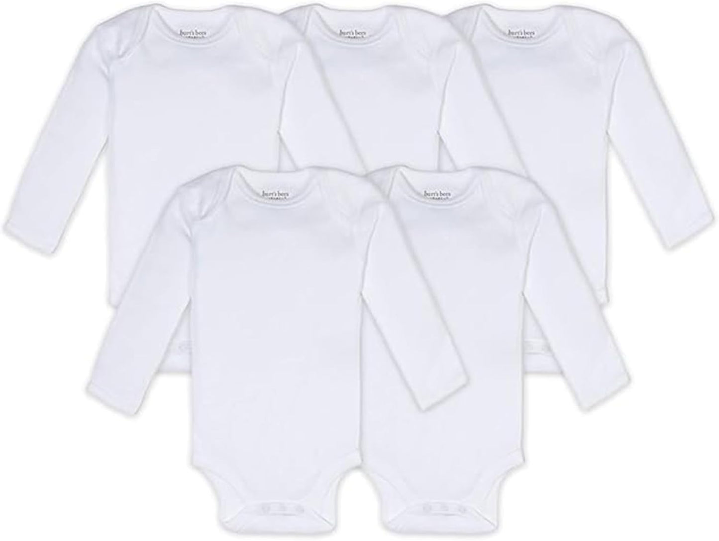 Short & Long Sleeve Bodysuits, 5-pack