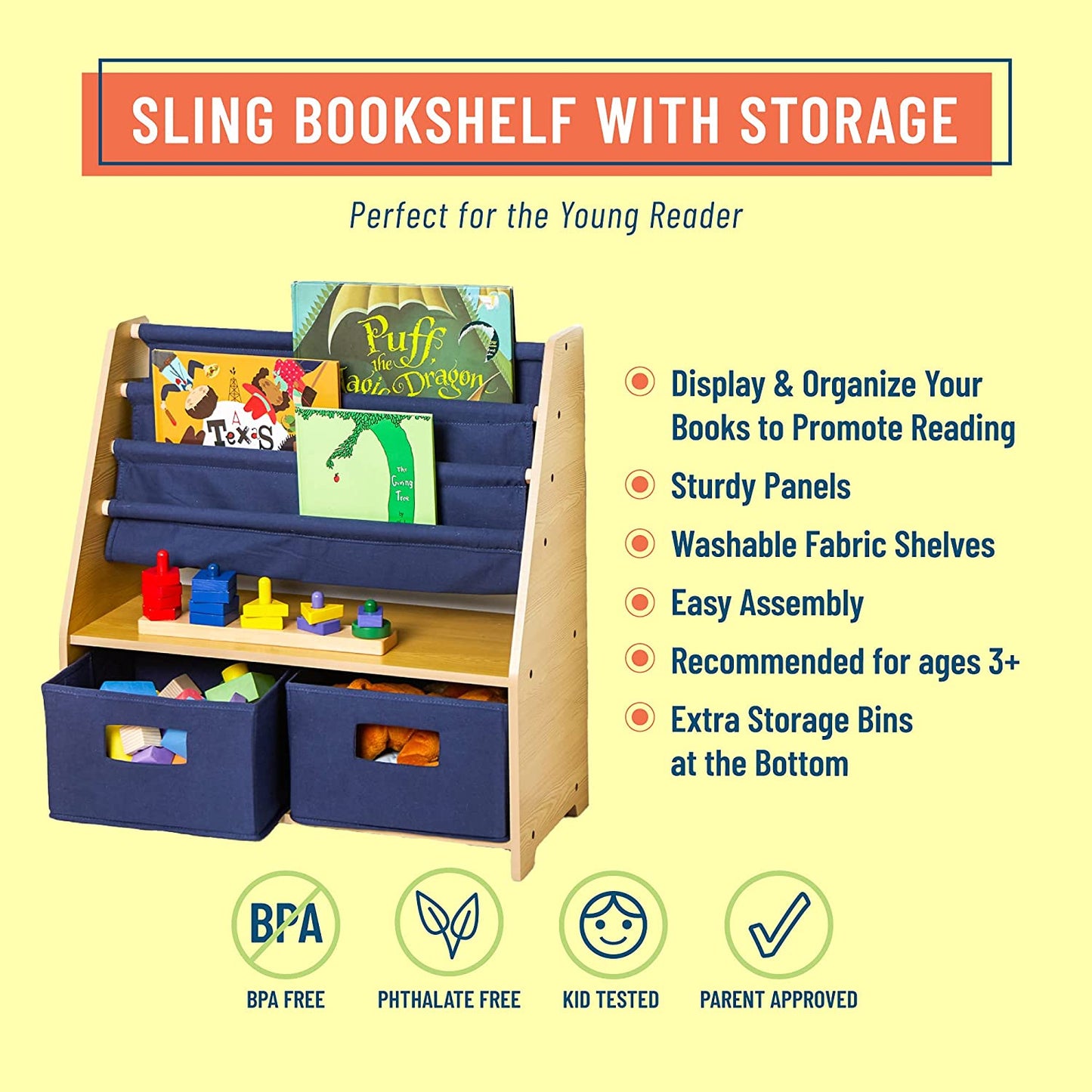 Bookshelf with Storage