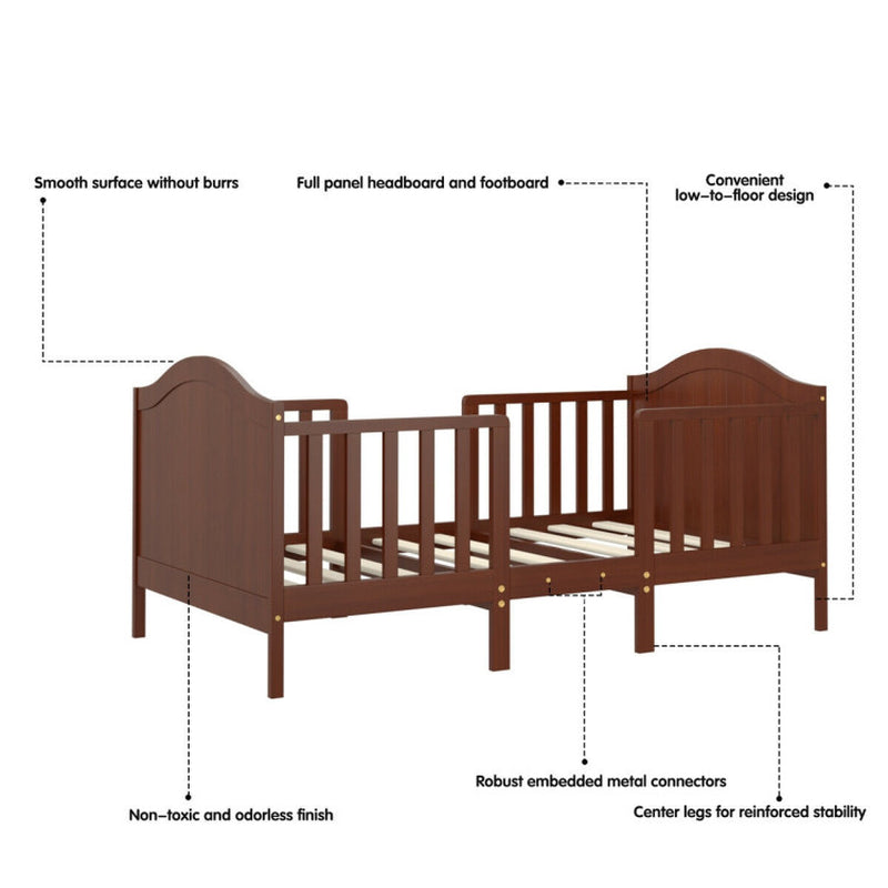 2-In-1 Convertible Toddler Bed