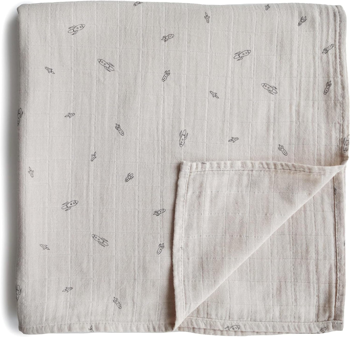 Muslin Baby Swaddle Blanket - 100% Organic Cotton