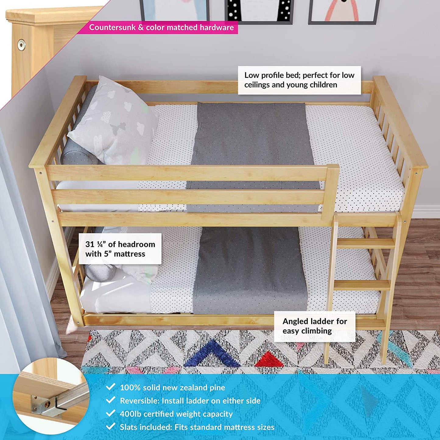 Bunk Bed with Ladder