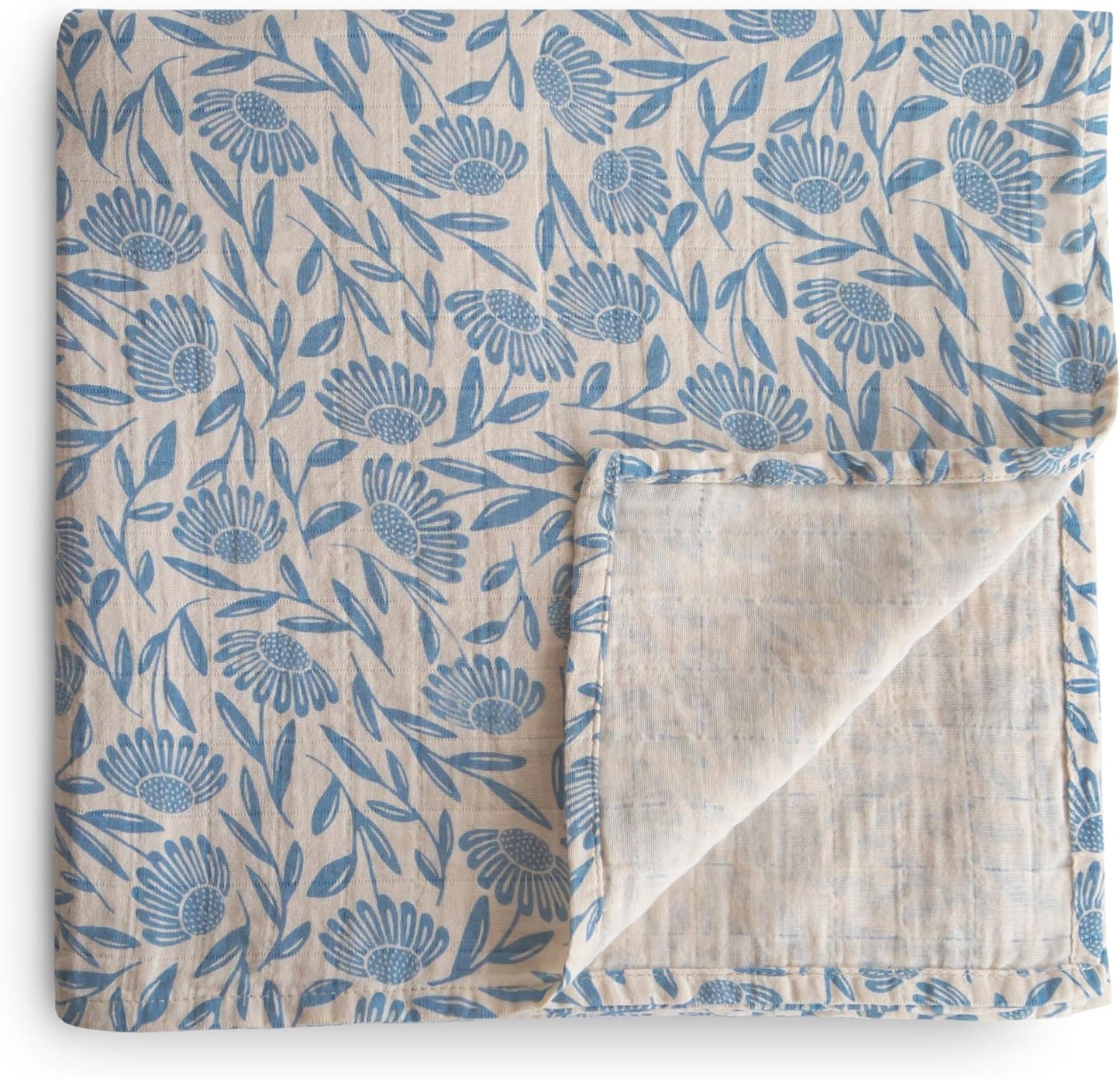 Muslin Baby Swaddle Blanket - 100% Organic Cotton