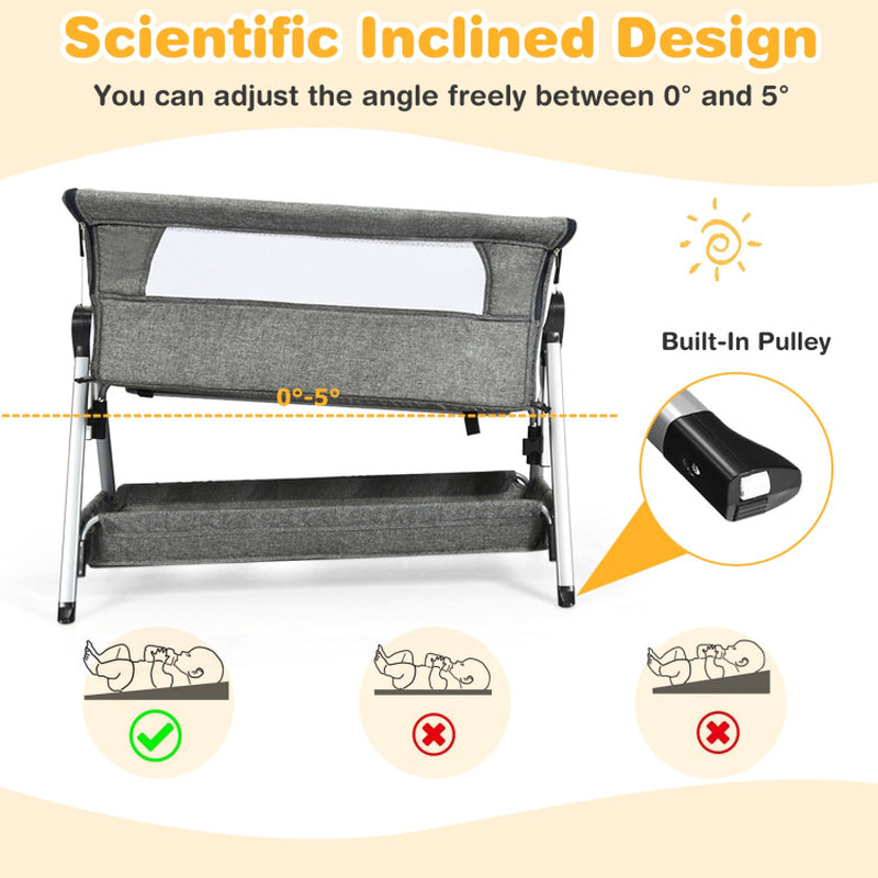 Adjustable Bedside Crib