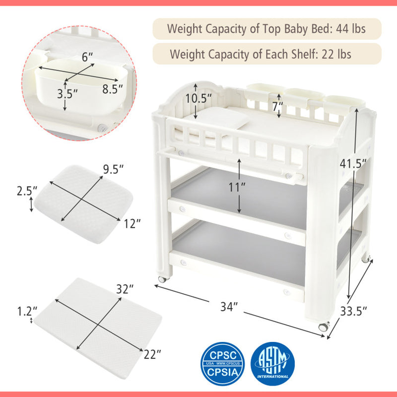 Mobile Diaper Changing Station