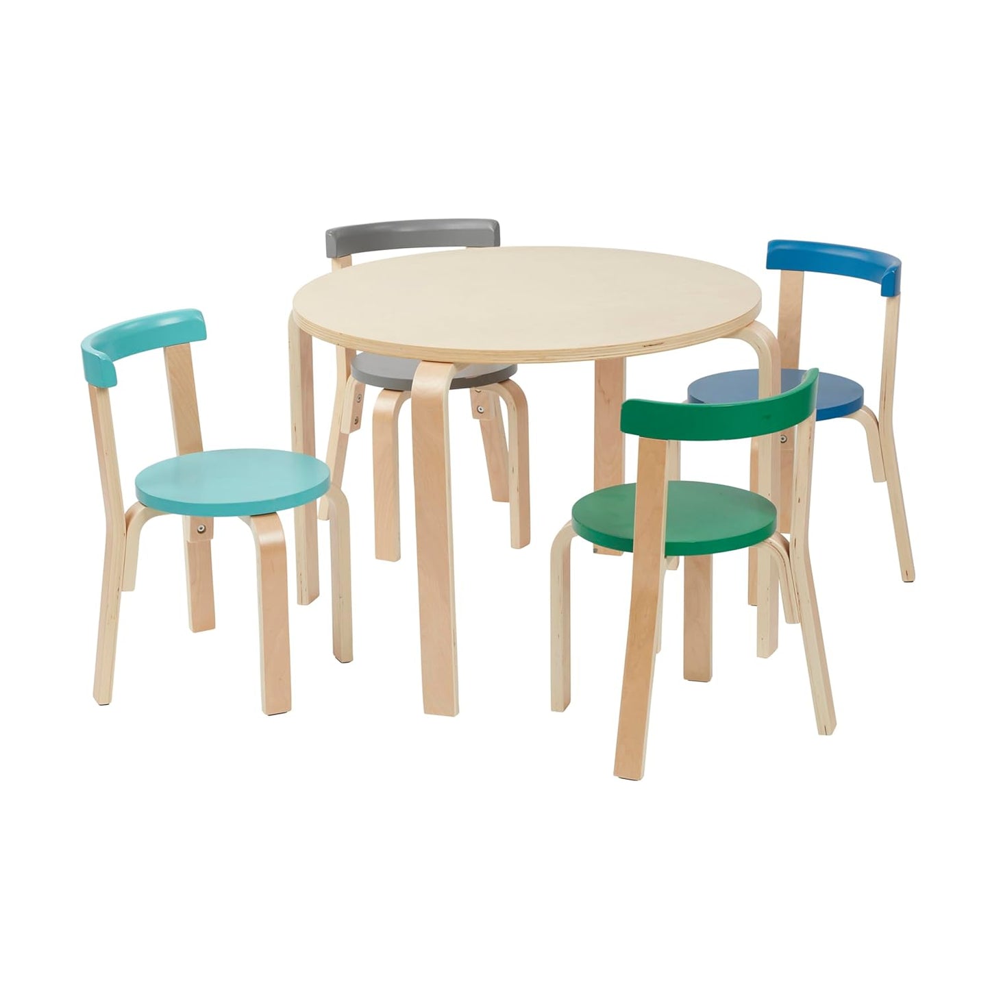 Kids Table and Chair Set, 5-Piece