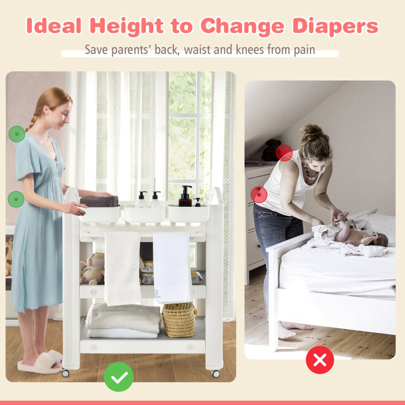 Mobile Diaper Changing Station