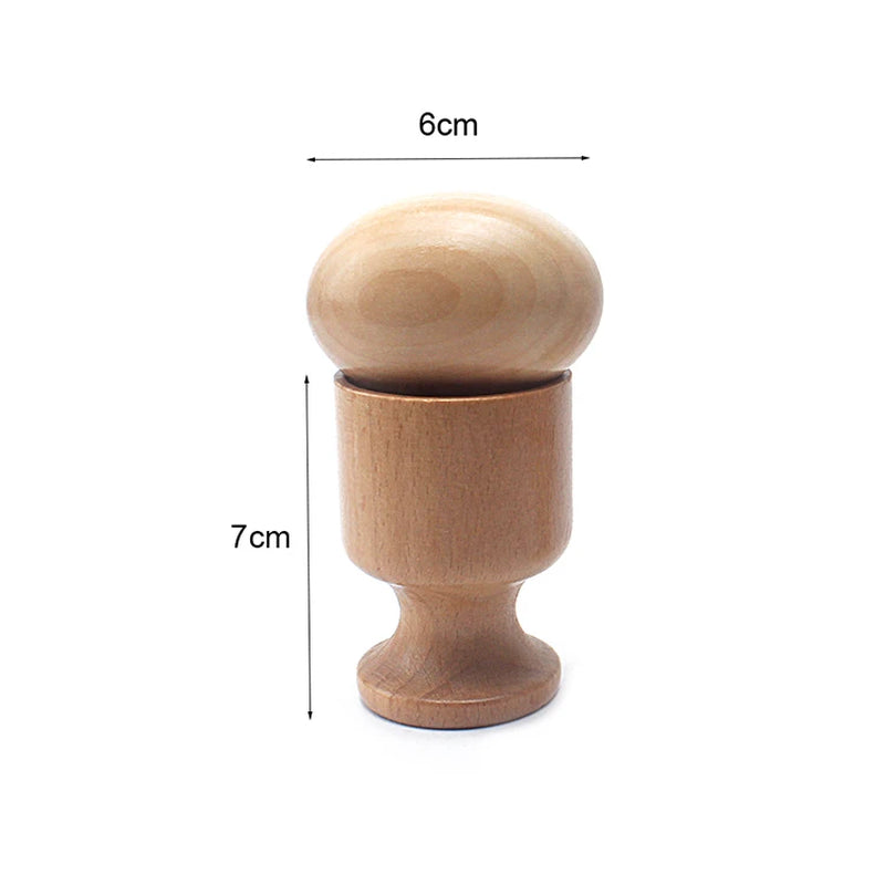 Baby & Toddler Toys Montessori Music & Sound Object Fitting Exercise Teething Wood Toy Natural Wood Non-Paint Baby 6-12 Month