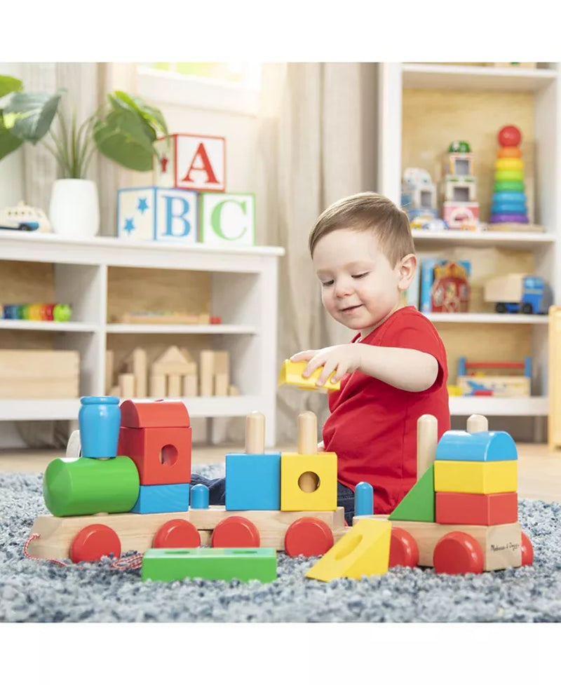 Wooden Jumbo Stacking Train Classic