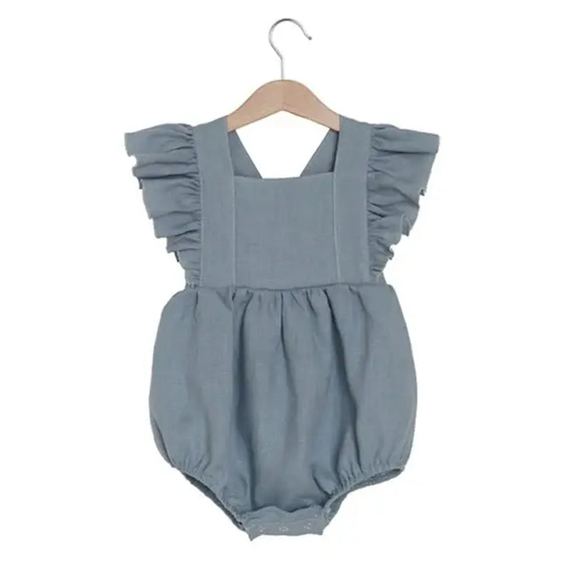 Linen & Cotton Blend Romper